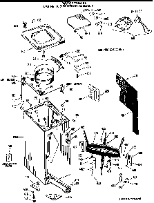 Section 2 Diagram and Parts List for WWC7720ABL  General Electric Washer