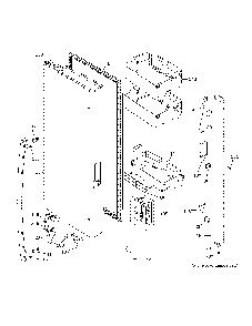Fresh food door - lh Diagram and Parts List for GWE23GENBDS  General Electric Refrigerator