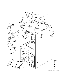 Case Parts Diagram and Parts List for CYE22TP2MGS1  General Electric Refrigerator