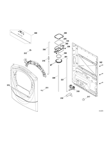 Part Location Diagram of WW02A00088 GE EXTERNAL HOSES KIT