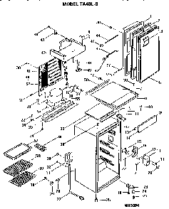 Part Location Diagram of WR2X7815 GE BRACKET