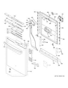 Part Location Diagram of 165D9739P033 GE Insert mini manual