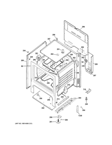 Body Parts Diagram and Parts List for RBS160DM2WW  General Electric Range