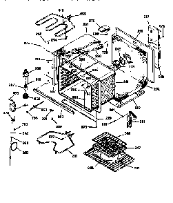 Body Parts Diagram and Parts List for JCP17WV2WW  General Electric Wall Oven