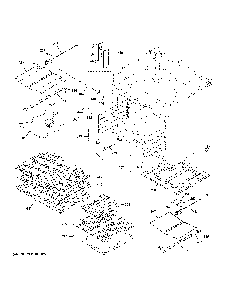 Part Location Diagram of WB02K10198 GE BRACE CAVITY Assembly