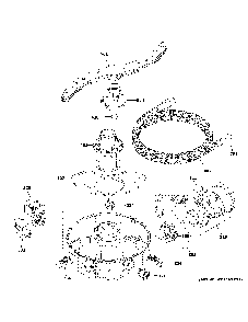 Motor, sump & filter assembly Diagram and Parts List for CDT800P2N3S1  General Electric Dishwasher