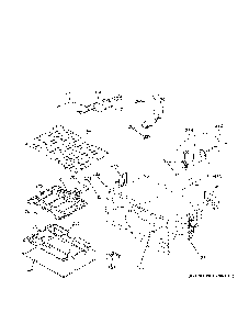 Upper Oven Diagram and Parts List for PS960YP4FS  General Electric Range