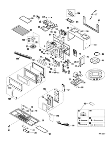 Part Location Diagram of WG02L04685 GE OUTER PANEL