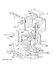 Oven cavity parts Diagram and Parts List for ZSB9232N2SS  General Electric Microwave