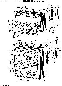 Part Location Diagram of WR72X93 GE DISCONTINUED