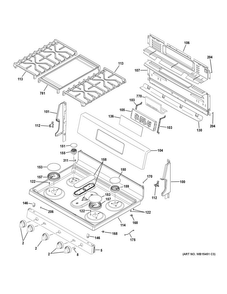 Part Location Diagram of WB35X25588 GE Control Insulation
