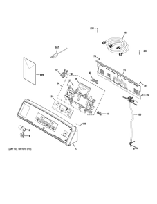 Part Location Diagram of WH08X36038 GE POWER CORD