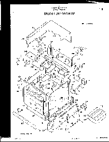 Upper Oven Diagram and Parts List for JKP16G*D2  General Electric Wall Oven