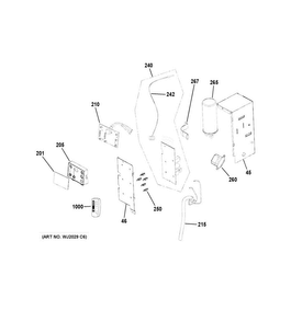 Control Parts Diagram and Parts List for AEM05LVL1  General Electric Air Conditioner