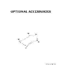 Optional Accessories Diagram and Parts List for CGU486P3T1D1  General Electric Cooktop