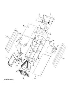 Room Air Conditioner Diagram and Parts List for MVAX060ME2AA1  General Electric Air Conditioner