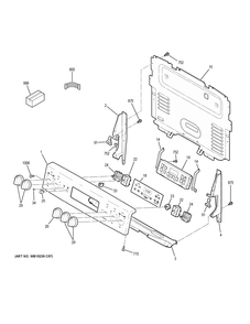 Part Location Diagram of WB07X27827 GE END PLATE RT (BQ)