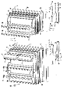 Doors Diagram and Parts List for TBX14SMD  General Electric Refrigerator