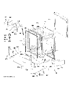 Body parts Diagram and Parts List for GDT226SSL1SS  General Electric Dishwasher