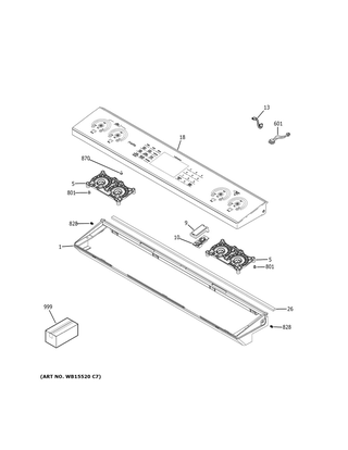Part Location Diagram of 31-10870 GE Pm Instruction Cleaning