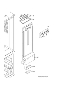 Part Location Diagram of WR17X25414 GE COUPLER DUCT