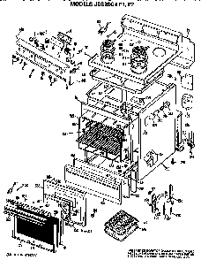 Part Location Diagram of WB7X7082 GE DISCONTINUED