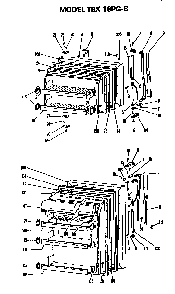 Doors Diagram and Parts List for TBX18PGB  General Electric Refrigerator