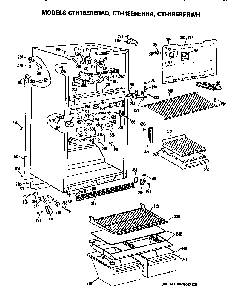 Part Location Diagram of WR82X321 GE DISCONTINUED