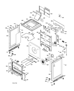 BODY PARTS Diagram and Parts List for PC2B930SET1SS  General Electric Range