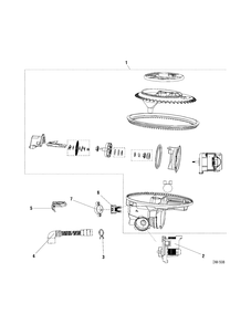 Part Location Diagram of WD9M99 GE OUTER DOOR HANDLE - STAI