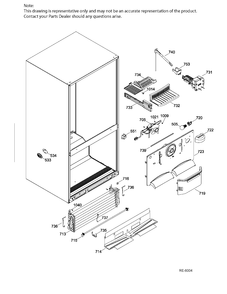 FZ FUNCTIONAL PARTS Diagram and Parts List for CNR22SSEBFES  General Electric Refrigerator