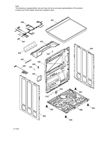 CABINET Diagram and Parts List for GMMP280ED5WS  General Electric Dryer