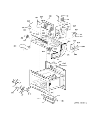 Insulator Parts Diagram and Parts List for PT7800EK8ES  General Electric Microwave Oven Combo