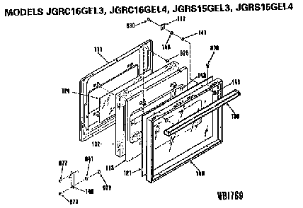 Part Location Diagram of WB2X9706 GE DISCONTINUED