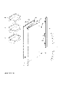Fresh Food Door - Lh Diagram and Parts List for GNE27EYMWFFS  General Electric Refrigerator