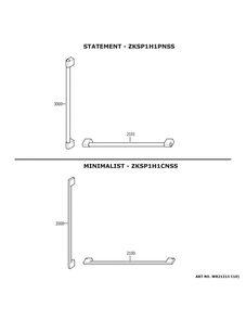 Monogram Customization Diagram and Parts List for ZICS360NNBLH  General Electric Refrigerator