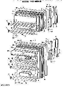 Part Location Diagram of WR2X7786 GE CAP SHF Front