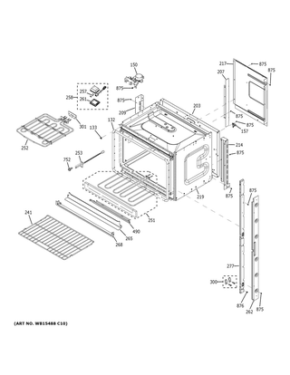 Part Location Diagram of WB07X32860 GE BOTTOM TRIM