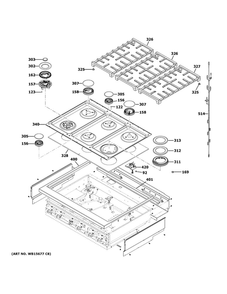 Part Location Diagram of WB02X39549 GE FOOT GRATE