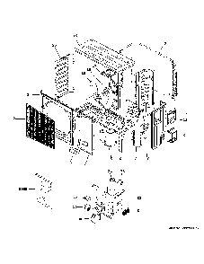 Room Air Conditioner Diagram and Parts List for UUC148WCDB1  General Electric Air Conditioner