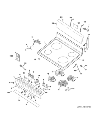 Part Location Diagram of WB07X31561 GE DARK DORIAN GRAY END SUPPORT LT