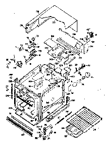 Replacement Parts Diagram and Parts List for JRP030J3  General Electric Wall Oven