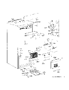 Cabinet Diagram and Parts List for ZIF360NPBLH  General Electric Freezer