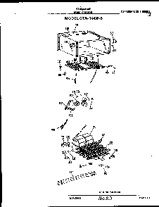 Unit Parts Diagram and Parts List for CTA14CFB  Hotpoint Refrigerator