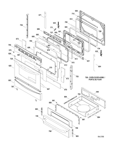 Part Location Diagram of WB28M121 GE LP CONVERSION KIT