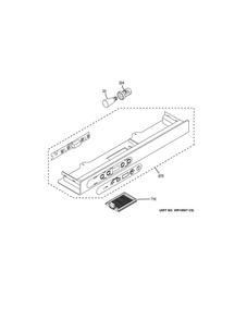 Climate Controls Diagram and Parts List for ZDWR240NABS  General Electric Wine and Beverage Cooler