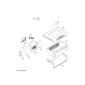 Quick Chill Diagram and Parts List for ZIS480NNMII  General Electric Refrigerator