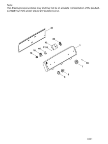 CONTROL SYSTEM Diagram and Parts List for GTX18ESBJ0WW  General Electric Dryer