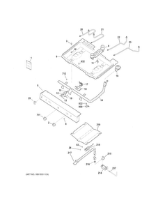 Part Location Diagram of WB03X21221 GE KNOB VALVE