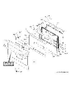 Door Diagram and Parts List for CTS90DP4N2W2  General Electric Wall Oven